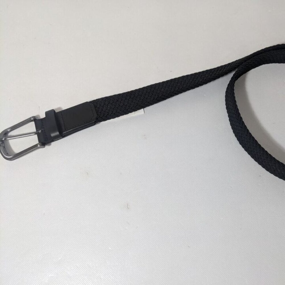 NEW- Size 32 Mens Flag Ltd. Braided Weaver Belt Black